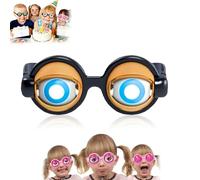 Générique Winking Eye Glasses,Kinetic Crazy Eyes Blinking Prank Glasses for Adults & Kids,Funny Winking with Pull-String Blink Mechanism,Perfect for Party Jokes,Costumes,Selfies & Gag Gifts (Style-A)