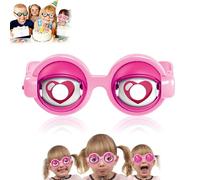 Générique Winking Eye Glasses,Kinetic Crazy Eyes Blinking Prank Glasses for Adults & Kids,Funny Winking with Pull-String Blink Mechanism,Perfect for Party Jokes,Costumes,Selfies & Gag Gifts (Style-C)