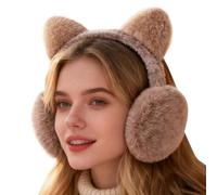 Générique Winter Ear Muffs, Plush Foldable Ear Warmers, Windproof Faux Headband Cover, Women Cute Winter Accessories, Outdoor Snow Sports Running Skiing Hiking Travel Cold Weather Protection
