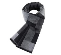 Générique Winter Fashion Mens Scarf - Long Plaid Accessories, Comfortable Soft Neck Wrap, Classic Soft Long Patterned Scarf for Outdoor Wear | Stylish Men’s Winter Outfit Essential for Cold Weather