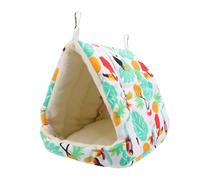 Générique Winter Hammock Nest Bird, Cotton Resting Winters, 7.48x7.48x7.87 inches, Cozy Pet Habitat, Soft Breathable Design for Small to Medium Sized Parrots and Pets Birds, Multicolor