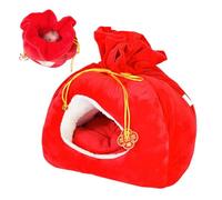 Générique Winter Hamster House - Soft Warm Small Animal Nest | Plush Pet Hideaway, Habitat for Hamsters | Hamster House Soft Warm for Hedgehog Ferret Mouse Bunny Pets