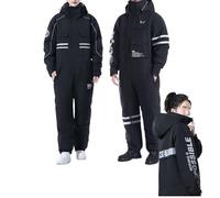 Générique Winter Outdoor Riding Insulated Full-Body Suit, Overoles para El Frío para Hombre,Unisex Windproof Freezer Snow Suit (X-Large)