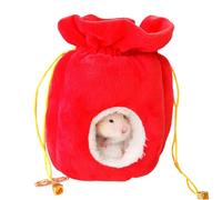 Générique Winter Pet Shelter - Hamster Cave for Cold | Cotton Plush with Soft Interior, Small Animal Hideaway, Hedgehog Ferret Mouse Chinchilla Bunny, Cage Accessory for Home Use