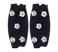 Générique Winter Safety Crampons - Shoe Ice Grips for Outdoor Travel | PET Metal Frame with Five-Tooth Traction, Flexible Fit Design, Average Size Build, Hiking Walking Camping Support