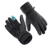 Générique Winter Thermal Gloves | Waterproof Warm Ski Glove with Fleece Lining | Anti Slip Windproof Thickened Cold Weather Mittens for Cycling Driving Climbing Hiking Camping Fishing Outdoor Travel