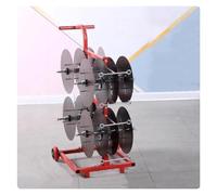 Générique Wire Dispenser Rack,Heavy-Duty Wire Spool Rack - 4/6/8 Reel Steel Dispenser for Cables & Wires - Industrial Wire Holder & Pay-Off Rack, Ideal for Commercial Storage Solutions