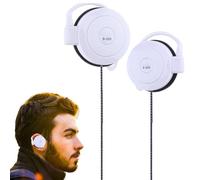 Générique Wired Clip Headphones - 3.5mm Ear Hook Type Stereo Sports Earbuds, Running Exercise Workout Gym Ear Buds Compatible with Most Mobile PhoGood Sound Qualitynes MP4 Device Fitness Music