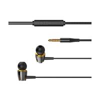 Générique Wired Earbud - Noise Reduction Earbud | Surround Sound Wired Headphone, Skin-Friendly Silicone Hat, Sleep Earbuds Or Sports, Computer, Phone, 3.5mm Jack Devices