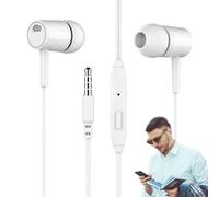 Générique Wired Earbuds - 3.5mm in-Ears Headphones, Sounds, Ergonomics | Build-in Microphone Noise Isolating Headphone for Home Pc Tablet Computer Accessories