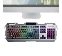 Générique Wired Game Keyboard, RGB Keyboard, Backlit Laptop Keyboard, Quick Response Keyboard, Laptop Game Keyboard, Keyboard, Quick Response, High Sensitivity, Light Up Keyboard for Home, Travel