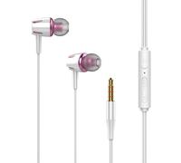 Générique Wired in-Ear Headphones - Diaphragm Drivers for Rich Bass & Clear Sound, Noise Isolating with Skin-Friendly Silicone Earbuds | Glow in The Dark Cable for Night Sports, PC, Phone, 3.5mm Jack