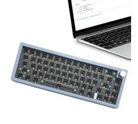 Générique Wired Keyboard for Game - RGB Backlit Keyboard, Wired Mechanical | 67 Keys Compact Layout with Volume Knob, LED for Office Work, Room, Internet Cafe Use