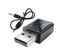 Générique Wireless Adapter, Desktop USB Transmitter 5.0, 2 in 1 Compact Design High-Speed Data Stable Connection Computer TV Receiver Plug-and-Play for Remote Work