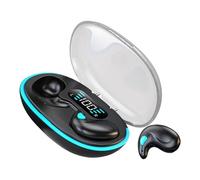 Générique Wireless Bone Conduction Earphones - Comfortable in-Ear Sports Headset, Transparent Audio Delivery, Rechargeable Sl uild | Nighttime Relaxation, Exercise Training Audio, Handsfree Work