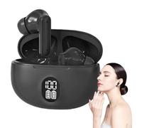 Générique Wireless Earbuds - Earphones | LED Display, 5.4, IPX5 | Comfortable In-Ear Fit, 3 Size Ear Tips, Charging, 10m Range, For Sports, Workout, Commute, Calls & Music