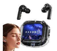 Générique Wireless Earbuds, Portable Touchscreen Earphones, Noise Cancelling Headset, LED Display Case, Multifunctional Control Pad, Perfect for Daily Commute, Workout Training