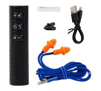 Générique Wireless Earplug Headphones - Work Safety Noise Reduction Earbuds, Adapter Receiver, Sport Running Gym Usage Accessory Supply, Silicone Tip, 3.5mm Plug 1 Set Kit HD Audio Hands Free Call