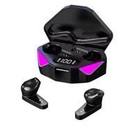 Générique Wireless Game Earbuds - Low Latency Headphones with Battery Display | Charging Case, Sport Earpiece, Gym Running Phone Audio, in Ear Sound for & Travel