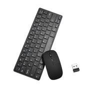 Générique Wireless Keyboard and Mouse - Mouse and Keyboard Combo, 2.4 GHz KeyboaRrd & MousEe Set | Silent Keystrokes | Full Size for Computer Desktop Or Laptop At Office & Home