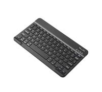 Générique Wireless Keyboard, Ergonomic Low Profile Computer Keyboard, 9.65x5.71x0.24 inches Quiet Rechargeable Handheld Compact No Wire Keypad for Laptops, Tablets and Smartphones