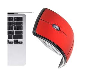 Générique Wireless Mouse for Laptop-USB Luxury Foldable Mous, 2.4G Ultra-Slim Ergonomic Design, 1600 DPI Precision Optical Sensor, 15m Range Portable PC Mouse, Low Energy Consumption | for Travel