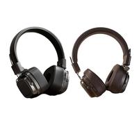 Générique Wireless Over Ear Headphones - Retro Headset for Use | Deep Bass Audio with Foldable Design, Noise Isolation Cushions, Adjustable Music, Flights, Gym and Commuting