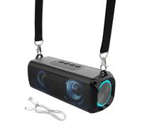 Générique Wireless Portable Speaker - Speaker Portable | Upgraded Version | Compact Desktop Ornament with Strap, Powerful Audio for Beach Park Party Travel, Stylish Home