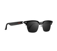 Générique Wireless Smart Glasses, Built-In Speakers, Audio Glasses, Adorable Compact Streaming Indoor Entertainment, Adjustable Volume Design for Men Women, Music and Calls, Black