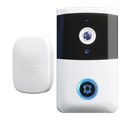 Générique Wireless Smart Monitor, High Definition Video Bell, 5.2 inches Entry Guard with Sensor, Weatherproof Security Camera, Hardware with Night, Home Protector for Apartment House