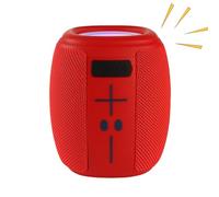 Générique Wireless Speaker - 4.49x4.49x5.16inch Portable Speaker, Speakers with LED Light | for Bedroom Living Room Beach Travel Fishing Hiking Birthday Christmas Stocking Stuffers