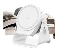 Générique Wireless Speaker | Phone Stand with Induction Speaker with Light | 360 Degree Rotation Multiple Functional Electronics for Car Shower Nightstand Desk Home Outdoor Travel