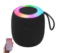 Générique Wireless Speaker, RGB Light Compact Speaker, Rechargeable Small Desktop Sound System, Portable and Loud Audio Design, Ideal for Home, Camping, Outdoor Use, Travel, Parties