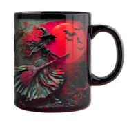 Générique Witch Coffee Mug, 325ml Halloween Ceramic Coffee Cup