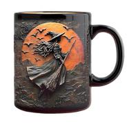 Générique Witch Coffee Mug, 325ml Halloween Ceramic Coffee Cup