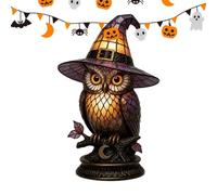 Générique Witch Hat Lamp - Vintage Table Decor | Gothic Bedside, USB Powe