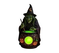Générique Witch Lamp, Halloween Cauldron Lamp, Decorative Table Lamps