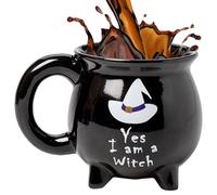 Générique Witch Mug -Cauldron Mug | Halloween Witch Brew Mugs Beverage Cups | Witchh's Brew Ceramic Mugs | Halloween Ceramic Mugg for Hot Tabletop Adults Ice Tea Kids Latte Cappuccino Milk Drinks