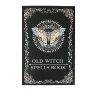 Générique Witch Spell Book - Enchanted Grimoire For Halloween Display | Antique Style Paper With Realistic Spells, Decorative Journal, For Ritual, Altar, Meditation, Holiday Decoration
