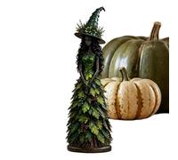 Générique Witch Statue Resin Seasonal Leaves Gown Centerpiece