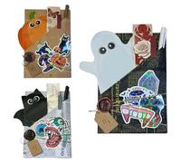 Générique With A - Halloween With A | Halloween Blind Adventure Book, Party Favors Card Stocking Stuffers For Library Reading Reader Teacher Appreciation And Birthday