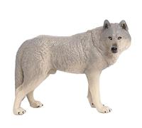 Générique Wolf Toy Figurines | Realistic Simulated Wild Model | Animal Action Figure for Educational Collection, Cake Toppers & Party Decor | Hand-Painted ABS Statue Gift Fors Kids &, 1 Piece