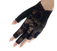 Générique Women Billiard Glove, Left Hand Lace Billiard Gear, Women Pool Glove with Solid Breathable Elastic Mesh, Professional Non Slip Accessory for Improving Accuracy, and Enhancing Grip