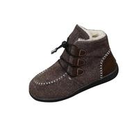 Générique Women Boots neige Courte plates à Lacets Femmes Bottines Confortable Imperméables Souple Femme Boot Elégantes Chaudes Vintage Bottillons Femme classiques Mode Automne Hiver
