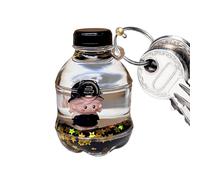 Générique Women Cute Keychains - Water Bottle Pendant Cute Cartoon Liquid Floating Keychains, Keychains For Backpack, Purse Keyrings, Drift Bottle Keychain Pendant For Kids, Family, Friends, Home