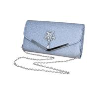 Générique Women Evening Purses - Wedding Clutch Handbag - Stylish Lightweight Handbag With Chain Strasp For Outdoor Dinners Business Trip Traveling And Others
