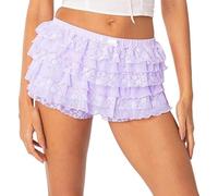 Générique Women Lolita Bloomers Lace Ruffle Booty Mini Shorts Sexy Coquette Boy Shorts