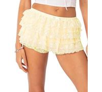 Générique Women Lolita Bloomers Lace Ruffle Booty Mini Shorts Sexy Coquette Boy Shorts