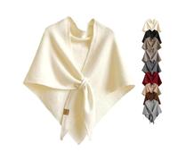 Générique Women’s Solid Color Shawl, Pashmina Shawl Wraps for Women, Wraps Cardigan Cape Wool Cashmere (G)