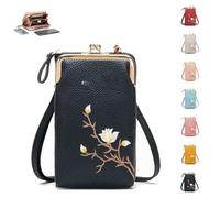 Générique Women Sling Cross-Body Wallet, Sling Cell Phone Holder Pocket Wallet, Crossbody Bags For Women Travel (Black)